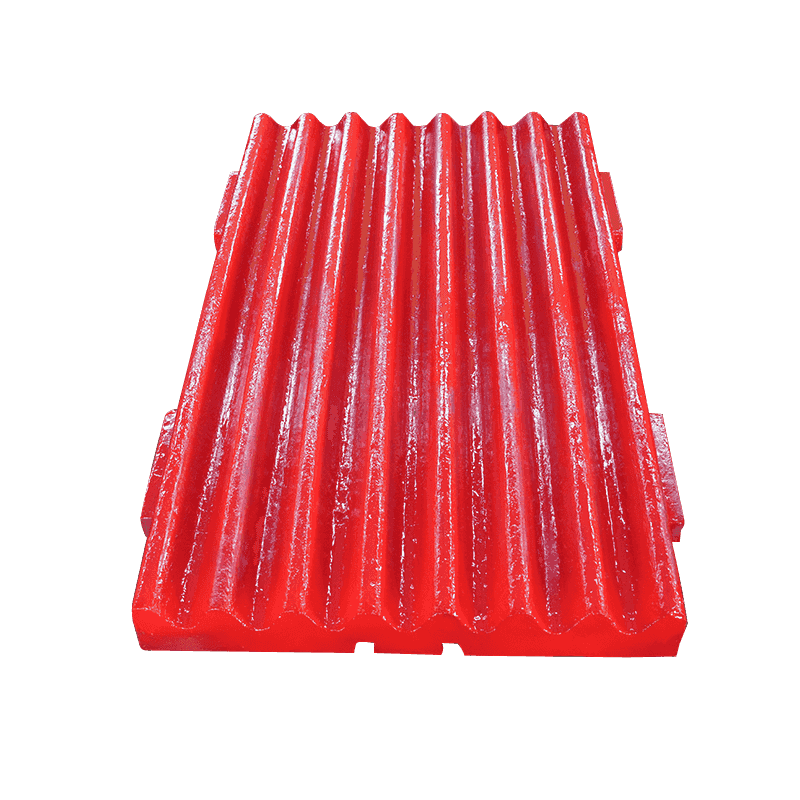 চোয়াল পেষণকারী উচ্চ ম্যাঙ্গানিজ ইস্পাত স্থির চোয়াল প্লেট