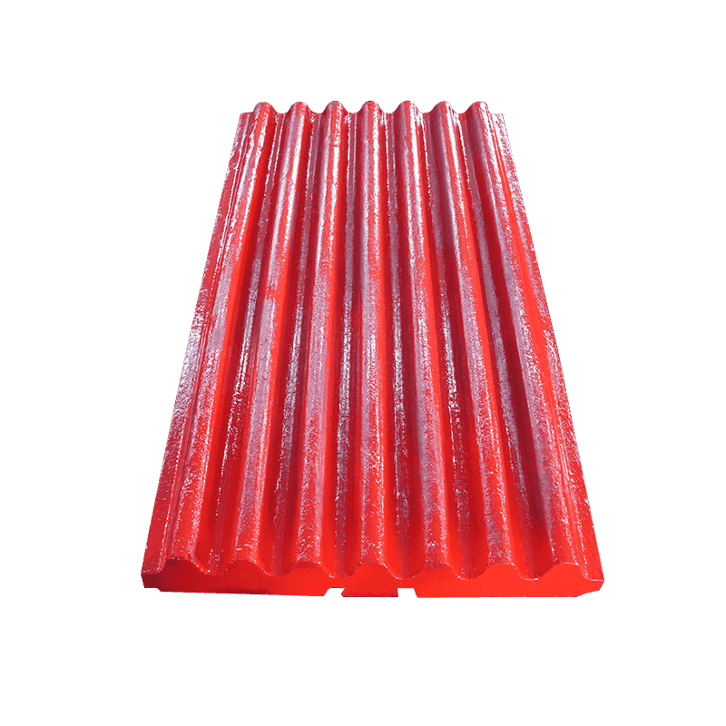 চোয়াল পেষণকারী উচ্চ ম্যাঙ্গানিজ ইস্পাত চলমান চোয়াল প্লেট